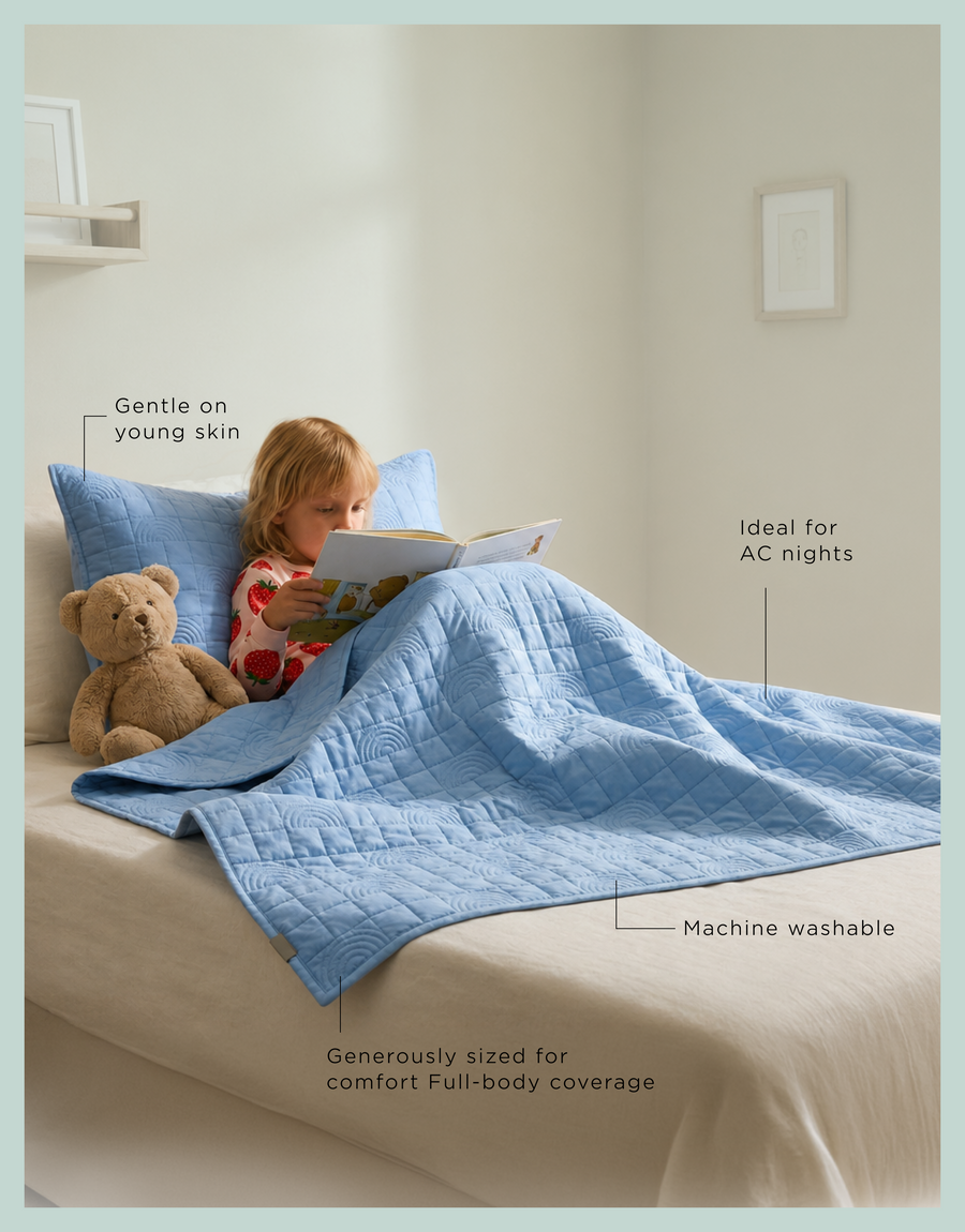 Blue Rainbow Kids Quilts