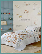 Tiny Meadow kids AC quilt