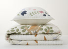 Tiny Meadow kids AC quilt fabric close-up